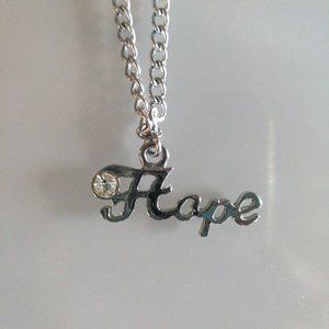 Glistening Hope Necklace - With Rhinestone